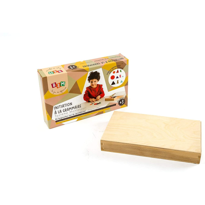 Dětský výukový box BSM, hnědá