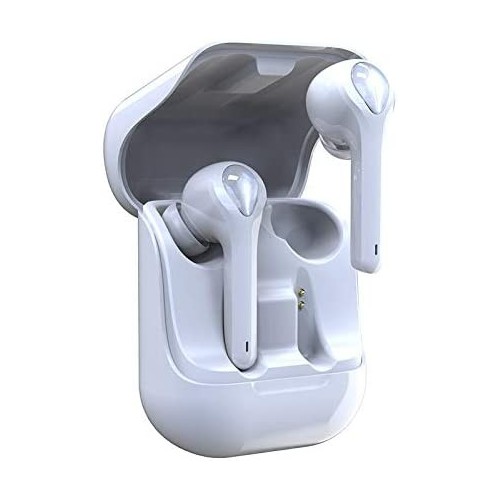 Bezdrátová sluchátka s nabíjecím pouzdrem XG TWS G9 Mini , bílá