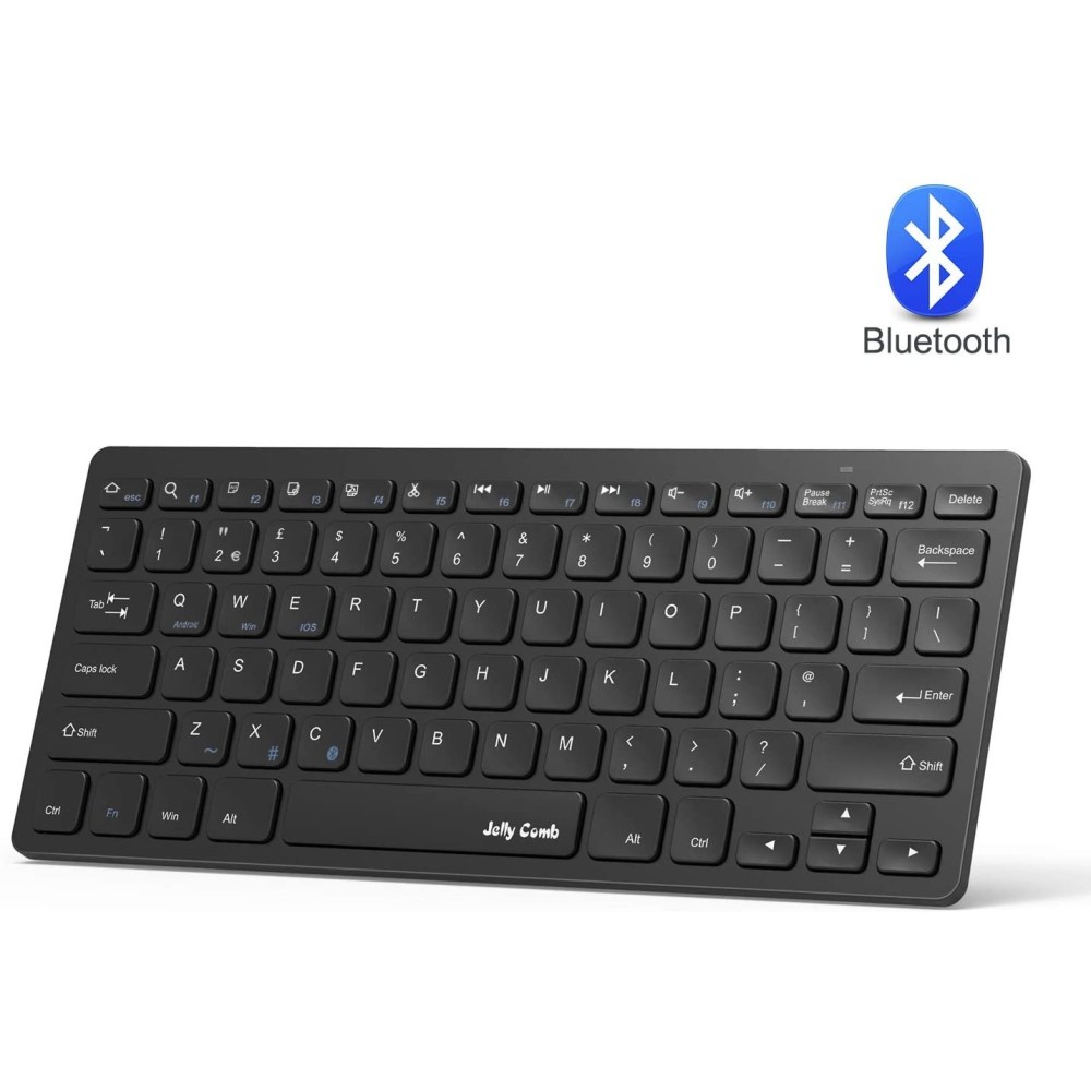 Bluetooth klávesnice Jelly comb KUT019, černá