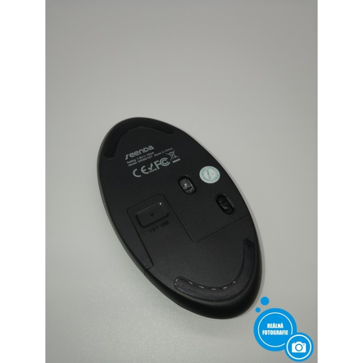 Bezdrátová myš Seenda WGSB-027, 1,5 V, černá