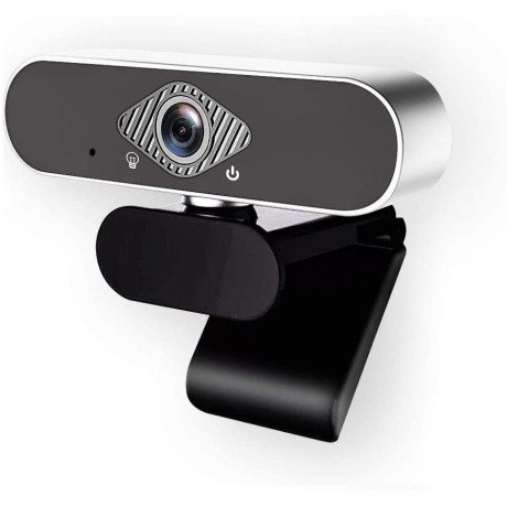 Webová kamera s mikrofonem Yolily HD 1080P, stříbrná