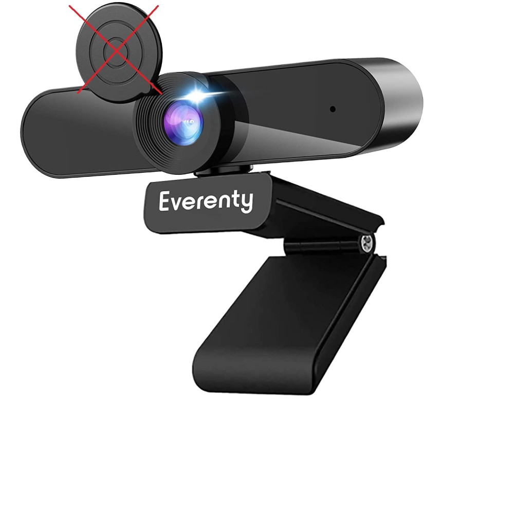 Webkamera Everenty Full HD 1440P, černá