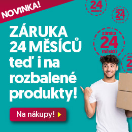 Outletelektro.eu - nově ZÁRUKA 24 MĚSÍCŮ i na rozbalené produkty!
